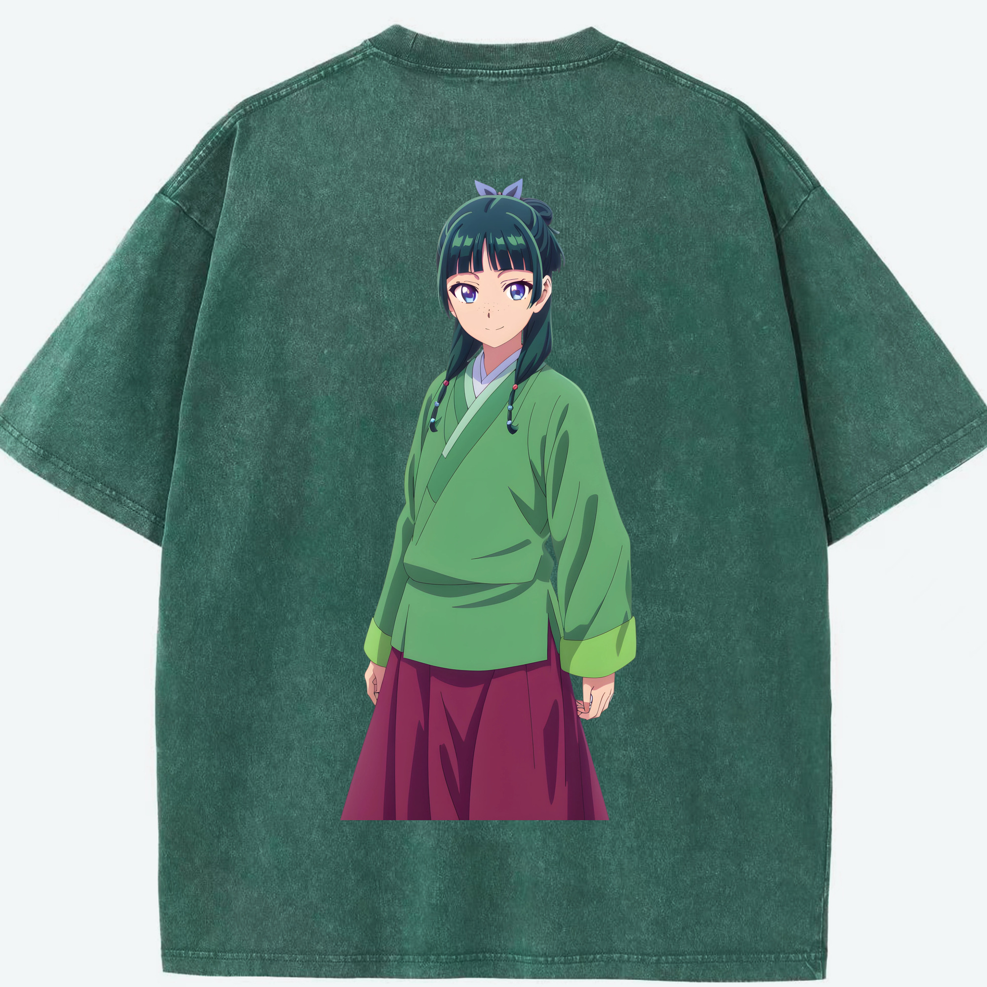 （画像用） 薬屋のひとりごと The Apothecary Diaries 綿100% ヴィンテージ風 半袖Tシャツ（背面プリント）